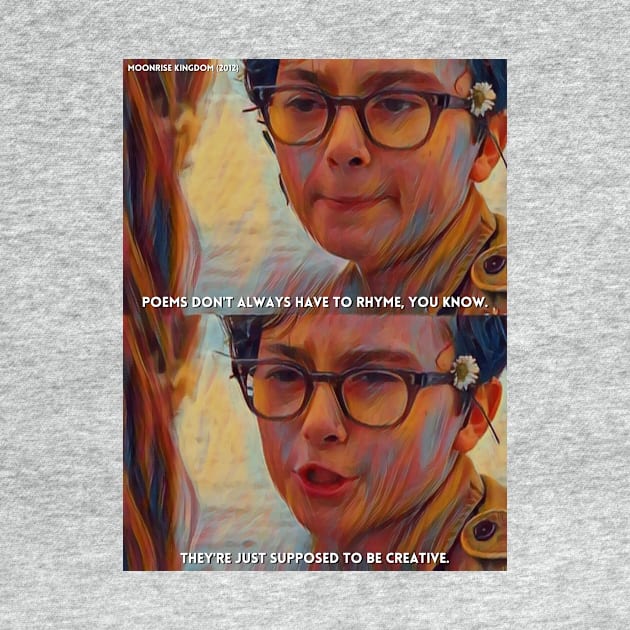 Poems | Moonrise Kingdom (2012) Movie Digital Fan Art by Sentiment et al.